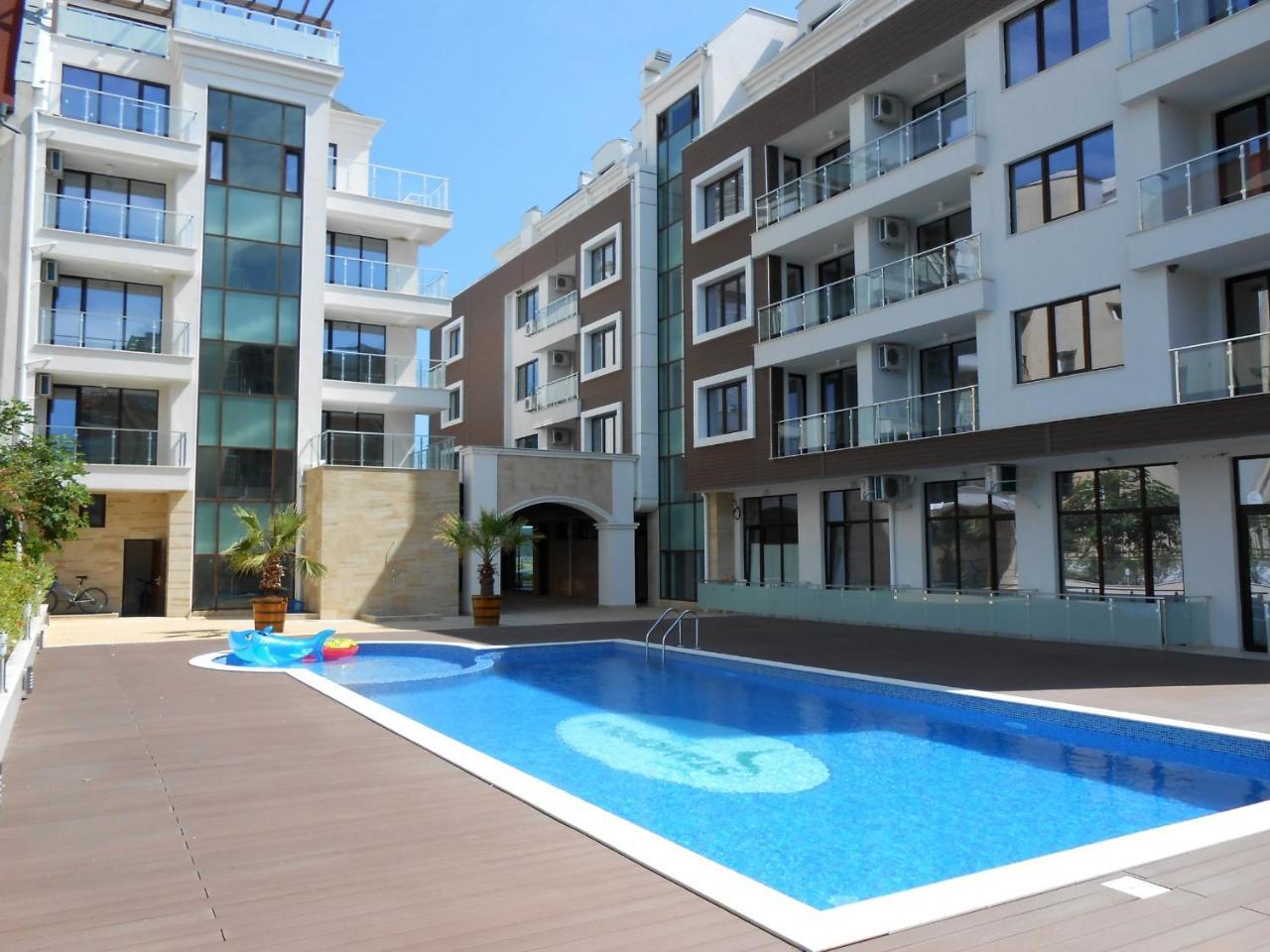 Apart-Hotel Stamopolu Lux С Изглед Към Морето Primorsko Exterior foto